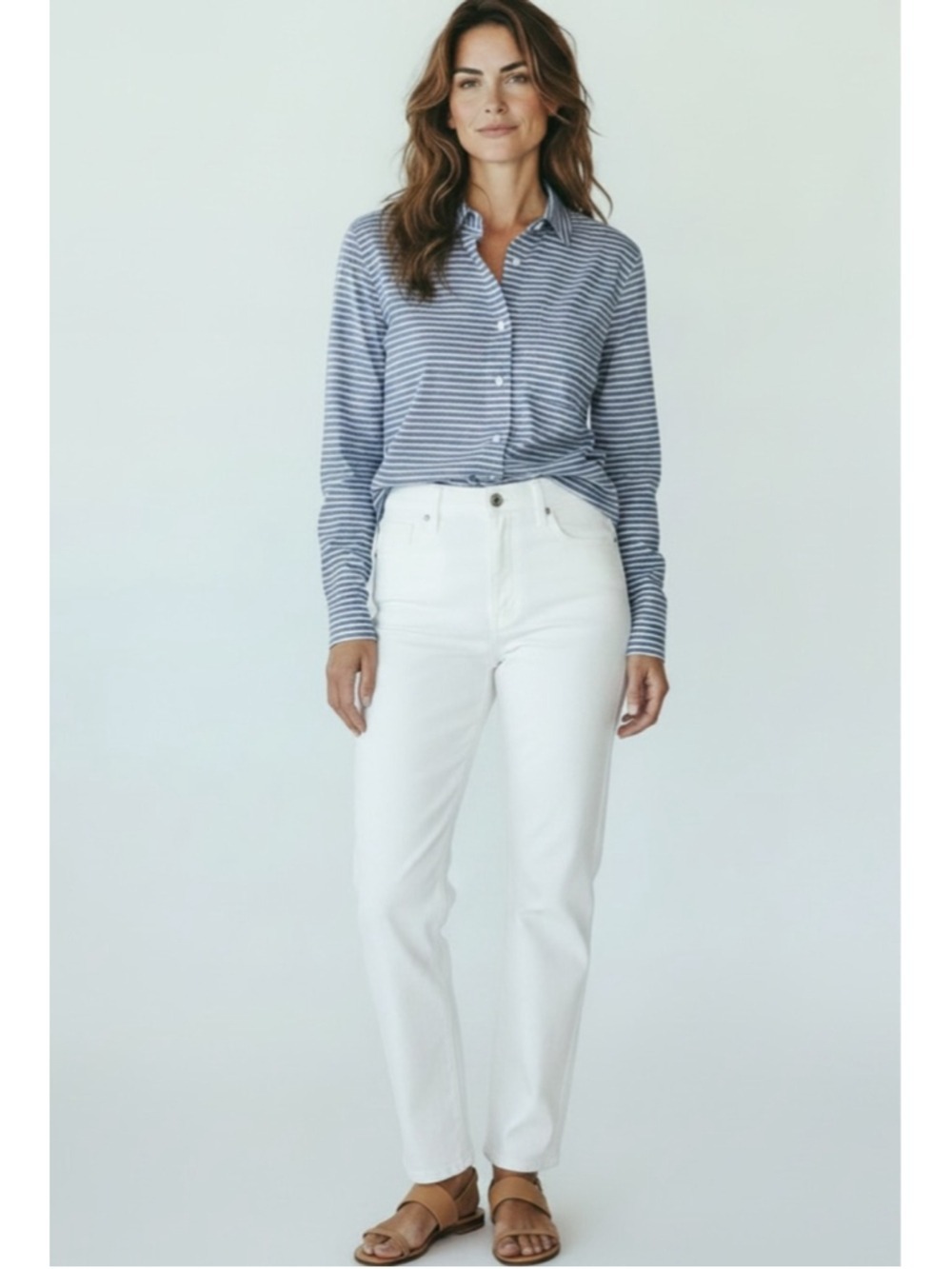 Frank & Eileen Tee Lab Stripe
Essentials Jersey Eileen Button Up Blue White XS